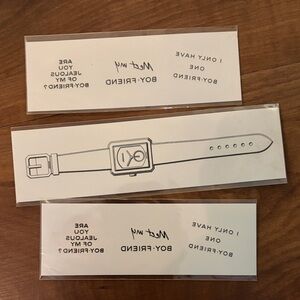 Chanel temporary tattoo set- boyfriend launch
